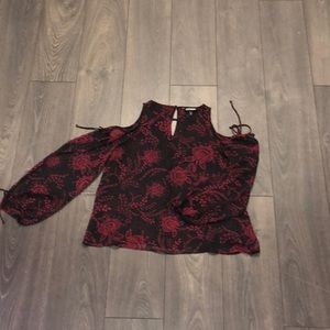 Cold shoulder blouse